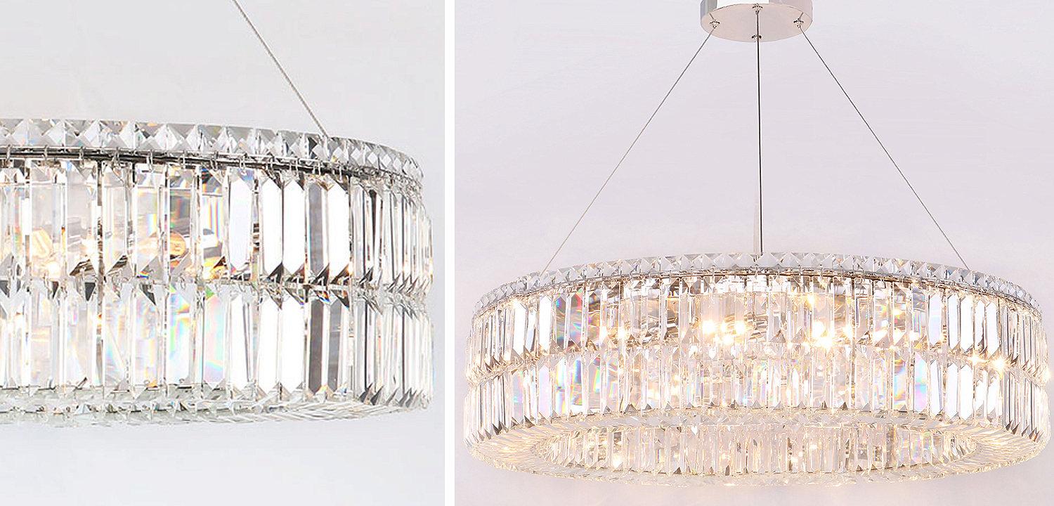 Люстра Darleen Crystal Nickel Chandelier 17 Люстра Darleen Crystal Nickel Chandelier 17 - Loft-Concept в Саратове