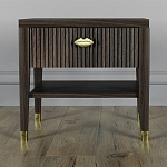 Прикроватная тумбочка с ящиком Elsa Dreams Walnut варинант исполнения - 5 | Loft Concept в Саратове