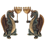 Подсвечник в виде дракона Dragon candlestick L or R варинант исполнения - 3 | Loft Concept в Саратове