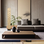 Торшер из натурального камня Stone Constructor варинант исполнения - 8 | Loft Concept в Саратове