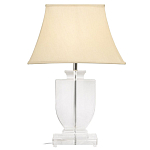 Настольная лампа хрустальная с бежевым абажуром Perfect варинант исполнения - 1 | Loft Concept в Саратове