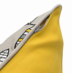 Чехол на подушку с рисунком и вышивкой Aurora Allure Sprout варинант исполнения - 4 | Loft Concept в Саратове