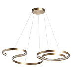 Люстра подвесная светодиодная в виде волнообразной ленты Ribbon Vortex варинант исполнения - 15 | Loft Concept в Саратове