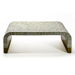 Стол журнальный Белый  BONE INLAY SIDE TABLE-Cream варинант исполнения - 2 | Loft Concept в Саратове