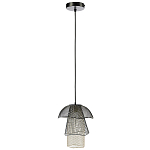 Подвесной светильник Black Grey Mesh Tube Lampshade Hanging Lamp варинант исполнения - 2 | Loft Concept в Саратове