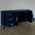 Большой Комод-буфет Elsa Dreams Blue с ящиками варинант исполнения - 6 | Loft Concept в Саратове