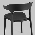 Черный стул из прочного PP-пластика JORIS варинант исполнения - 5 | Loft Concept в Саратове