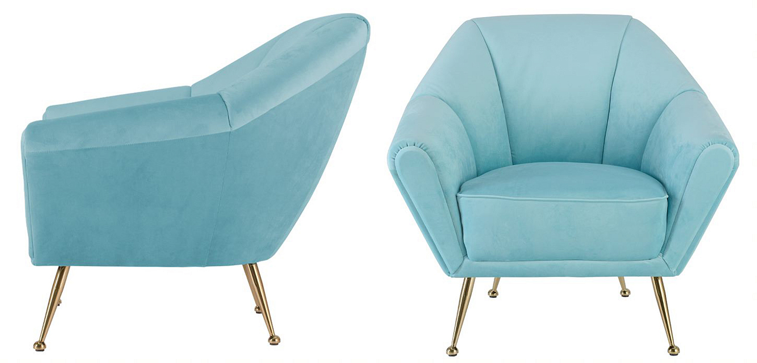 Кресло Brunner Chair light blue Кресло Brunner Chair light blue - Loft-Concept в Саратове
