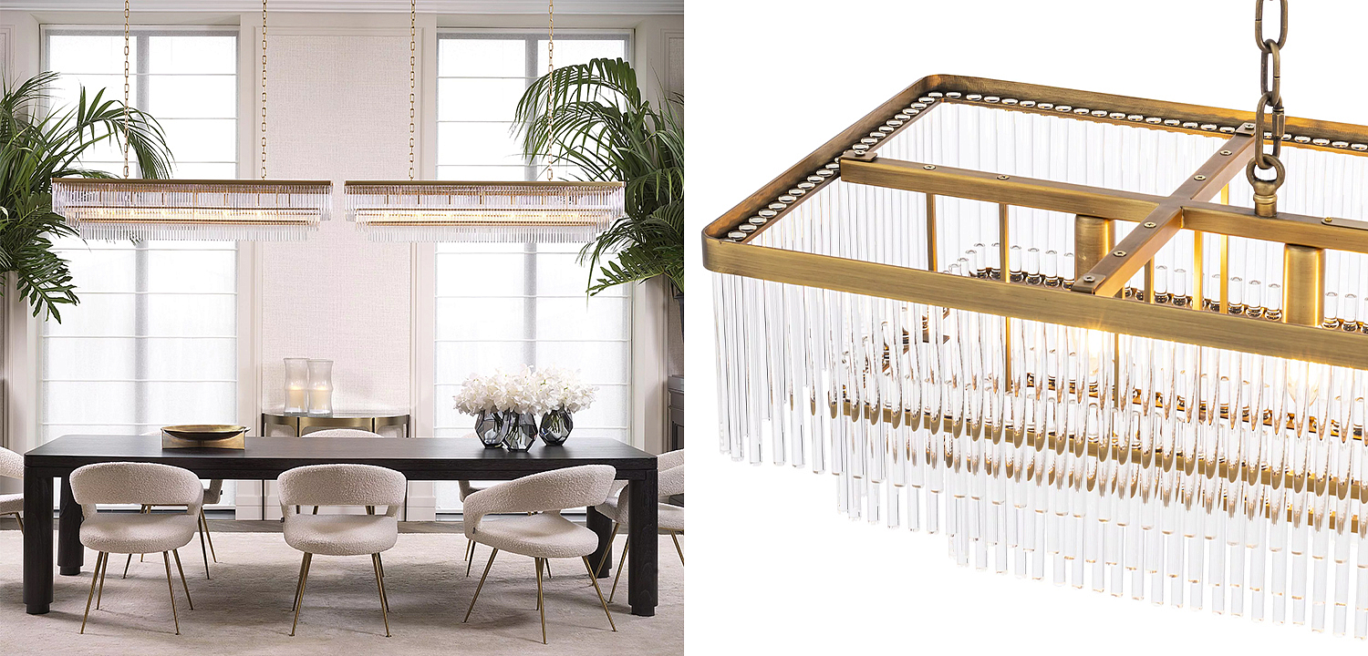 Люстра Eichholtz Chandelier East Rectangular Люстра Eichholtz Chandelier East Rectangular - Loft-Concept в Саратове