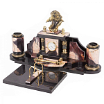 Настольный письменный набор из яшмы с декором в виде орла Manager Organizer варинант исполнения - 2 | Loft Concept в Саратове