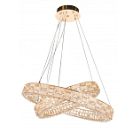 Люстра на 2 кольца с текстурной огранкой Reflection of Reality варинант исполнения - 3 | Loft Concept в Саратове