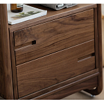 Вешалка деревянная с 2- мя ящиками Moon Walnut Furniture варинант исполнения - 8 | Loft Concept в Саратове