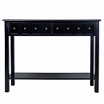 Черная консоль с выдвижными ящиками Monica варинант исполнения - 1 | Loft Concept в Саратове