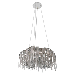 Люстра круглая подвесная с металлическими дугами и длинными цепочками 80 см Atlantis Chain варинант исполнения - 4 | Loft Concept в Саратове