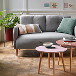 Кашпо из металла Elevated Planters красное варинант исполнения - 3 | Loft Concept в Саратове