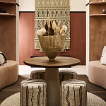 Панно на стену плетеное Макраме бежевый цвет  варинант исполнения - 7 | Loft Concept в Саратове