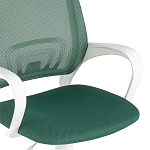 Офисное кресло с основанием из белого пластика Desk chairs Green варинант исполнения - 6 | Loft Concept в Саратове
