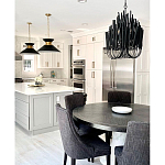 Люстра черная с несколькими ярусами деревянных палочек Bright Wooden Chandelier варинант исполнения - 4 | Loft Concept в Саратове