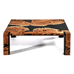 Кофейный Стол River in Autumn Elm Resin Coffee Table варинант исполнения - 1 | Loft Concept в Саратове