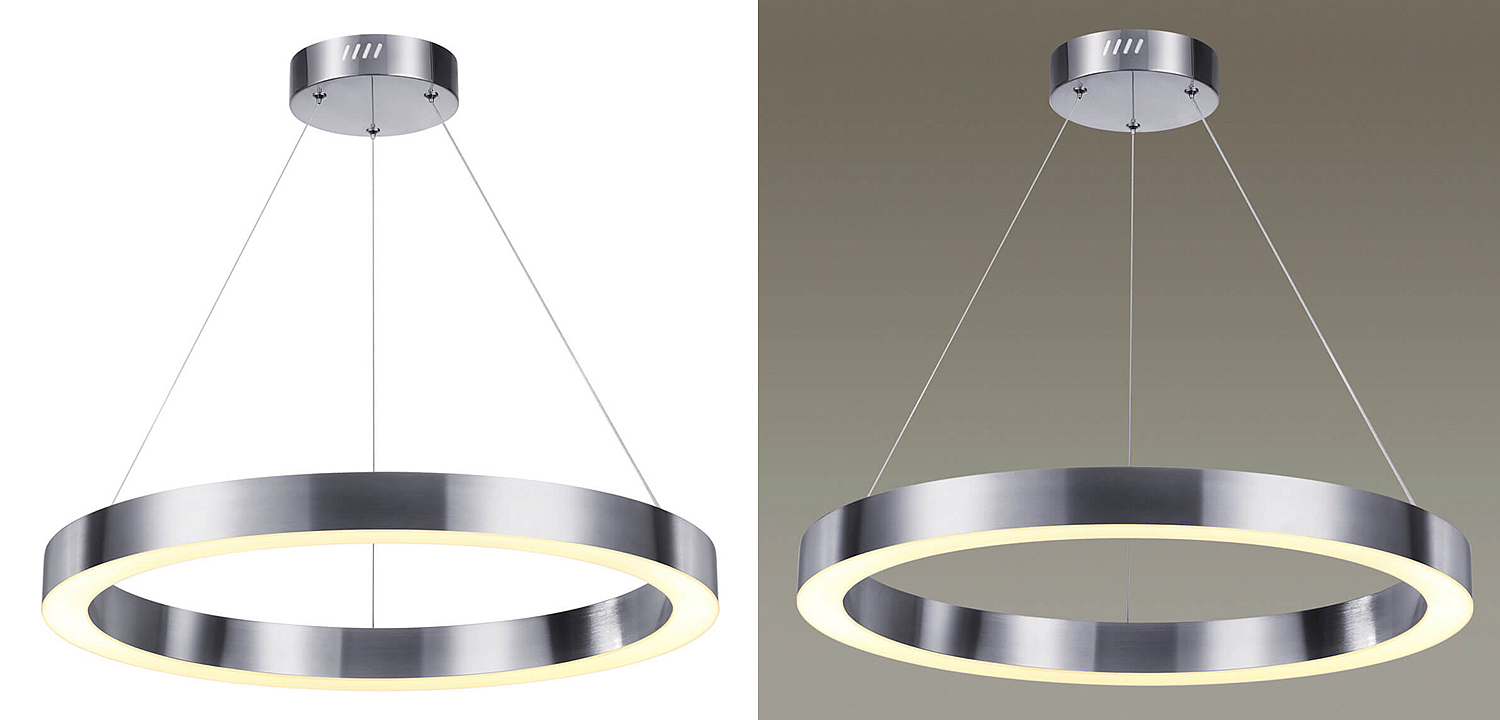 Подвесной светильник Nickel Ribbon Ring 60 Подвесной светильник Nickel Ribbon Ring 60 - Loft-Concept в Саратове