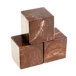 Камни для охлаждения виски из красного лемезита Natural Stone Cube варинант исполнения - 1 | Loft Concept в Саратове