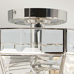 Потолочный светильник шестигранной формы с прозрачными стеклянным плафоном Elstead Lighting варинант исполнения - 6 | Loft Concept в Саратове