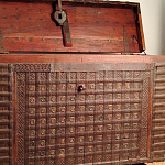 Большой Этнический сундук с металлическим декором  варинант исполнения - 1 | Loft Concept в Саратове