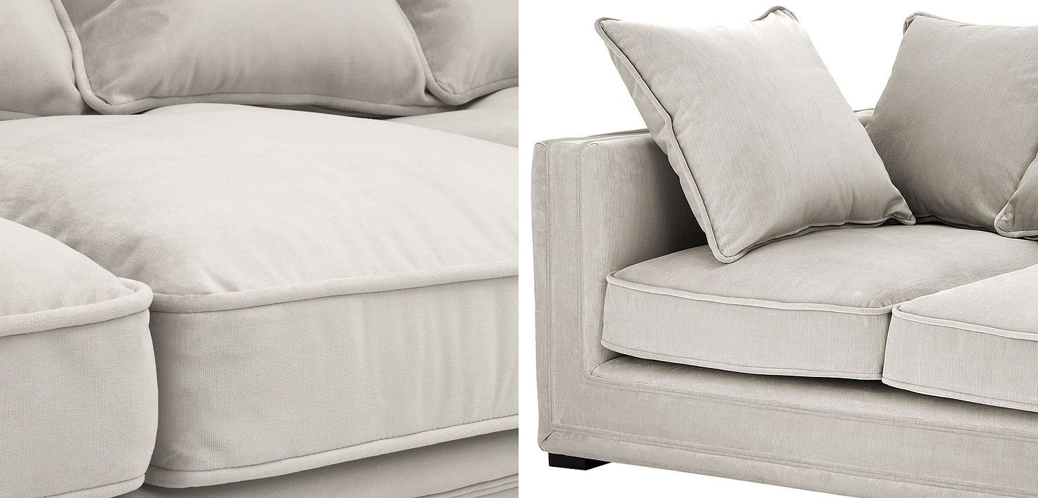 Диван Eichholtz Sofa Menorca Stone grey Диван Eichholtz Sofa Menorca Stone grey - Loft-Concept в Саратове