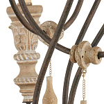 Люстра с состаренными резными элементами Big Graceful Profile варинант исполнения - 2 | Loft Concept в Саратове