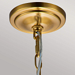 Подвесной светильник латунного цвета с прозрачным стеклянным плафоном Feiss варинант исполнения - 3 | Loft Concept в Саратове