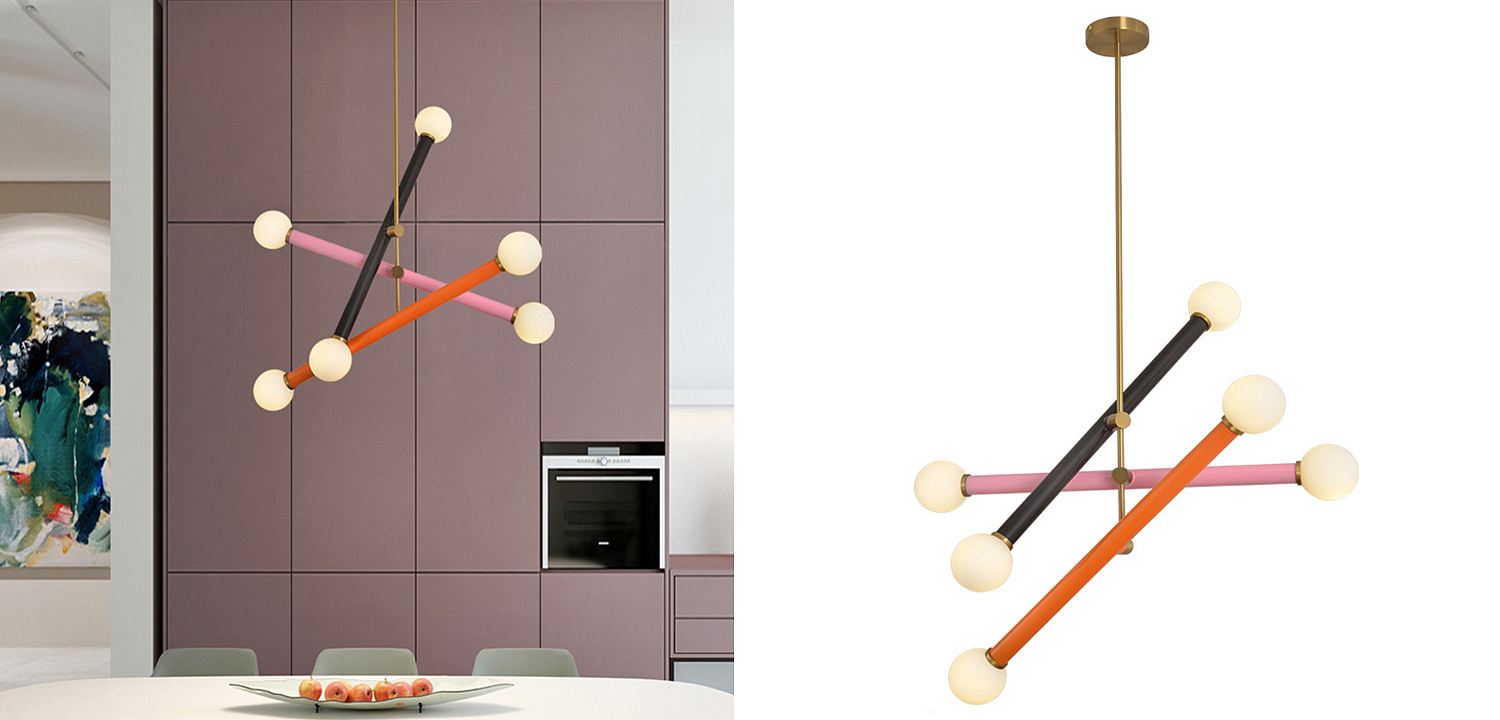 Дизайнерский светильник Paxton Pink Дизайнерский светильник Paxton Pink - Loft-Concept в Саратове