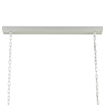 Люстра белая прямоугольная с абажурами в виде цветков тюльпана White Tulips варинант исполнения - 6 | Loft Concept в Саратове