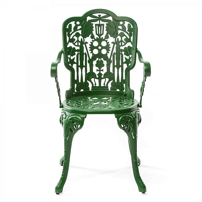 Стул Seletti Industry Collection ALUMINIUM ARMCHAIR – GREEN