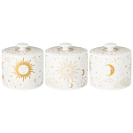 Чайный сервиз из фарфора с рисунком звезд и созвездий на 6 персон 14 предметов Porcelain Astronomy Collection варинант исполнения - 2 | Loft Concept в Саратове