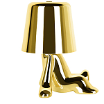 Настольная лампа фигурная золотого цвета с гладким абажуром Высота 17 см Sophia варинант исполнения - 4 | Loft Concept в Саратове