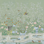 Обои ручная роспись Temple Newsam Mercury Grey варинант исполнения - 2 | Loft Concept в Саратове