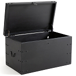 Деревянный сундук из массива манго Mango Chest Black варинант исполнения - 2 | Loft Concept в Саратове