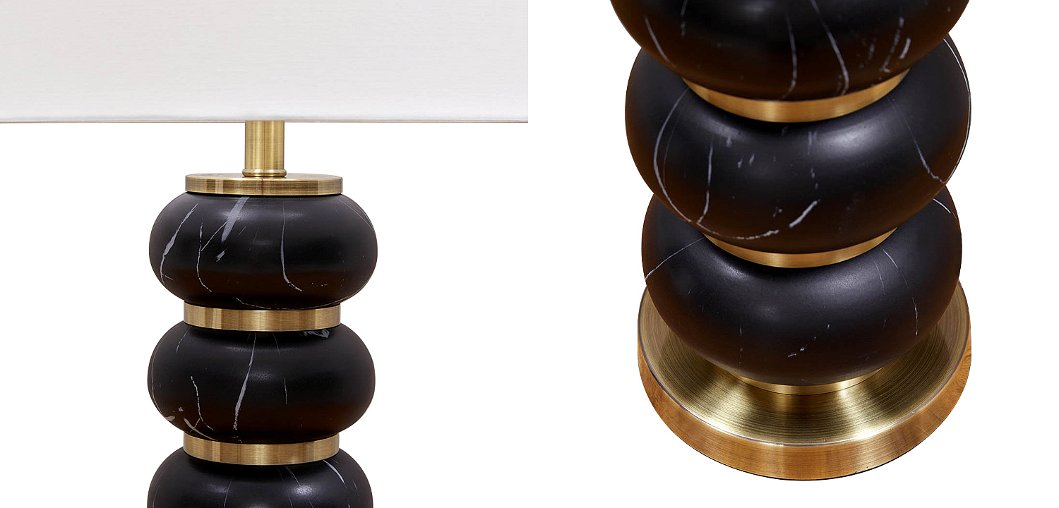 Настольная лампа с абажуром Alan Table Lamp Настольная лампа с абажуром Alan Table Lamp - Loft-Concept в Саратове