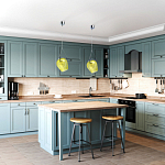 Подвесной светильник со стеклянном плафоном в форме бокала Kaleido варинант исполнения - 33 | Loft Concept в Саратове