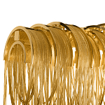 Люстра подвесная с металлическими цепочками и изогнутыми металлическими дугами 72 см Atlantis Chain варинант исполнения - 20 | Loft Concept в Саратове