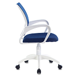 Офисное кресло с основанием из белого пластика Desk chairs Blue варинант исполнения - 3 | Loft Concept в Саратове