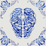 Плитка с узором Мозг варинант исполнения - 2 | Loft Concept в Саратове