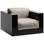 Дизайнерское кожаное кресло Poltronova Saratoga Armchair варинант исполнения - 2 | Loft Concept в Саратове