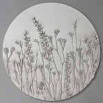 Панно Серые цветы варинант исполнения - 1 | Loft Concept в Саратове