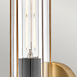 Бра для ванных комнат с прозрачным цилиндрическим плафоном на круглом основании Hinkley варинант исполнения - 4 | Loft Concept в Саратове