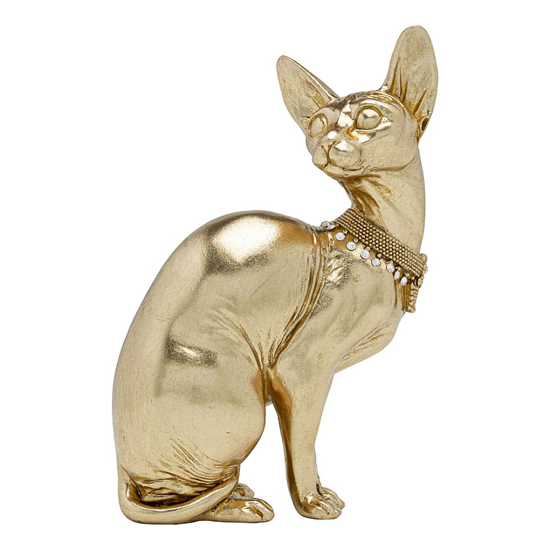 Статуэтка золотая кошка Sphinx Cat Золотой Статуэтка золотая кошка Sphinx Cat Золотой в Саратове | Loft Concept