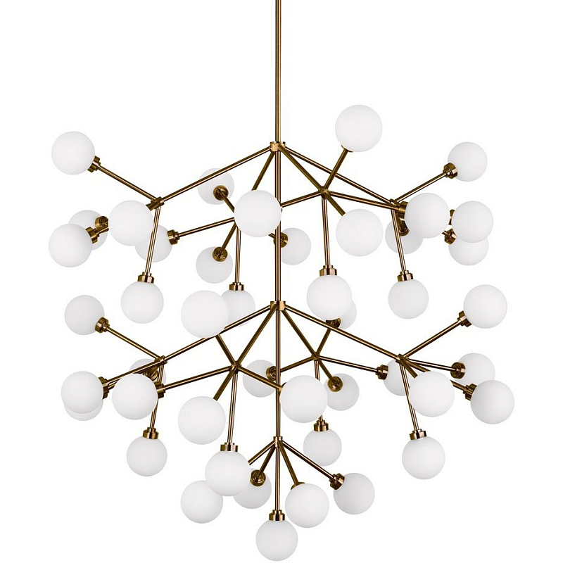 Люстра Tech Lighting Mara Grande Chandelier Золотой Белый Люстра Tech Lighting Mara Grande Chandelier Золотой Белый в Саратове | Loft Concept
