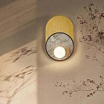 Бра с каменным диском в металлической раме Sandstone Painting варинант исполнения - 5 | Loft Concept в Саратове