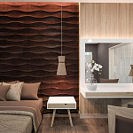 Гипсовая 3D панель с принтографией PM-03 варинант исполнения - 2 | Loft Concept в Саратове