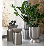 Приставной стол из алюминиевого сплава Meskill Side Table варинант исполнения - 9 | Loft Concept в Саратове